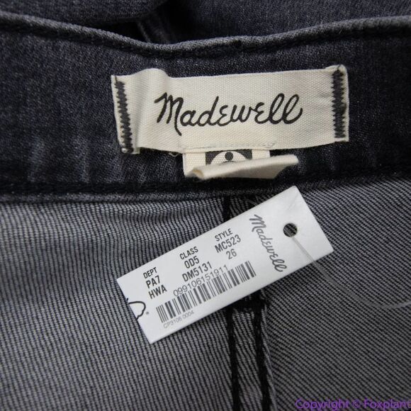 NEW Madewell Slim Demi-Boot Jeans in Hayford Wash, 26 - Picture 12 of 14